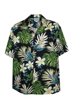 Frangipani Monstera Fern Men's Shirt — Men's Cotton Shirts — Pacific Legend (view 3)