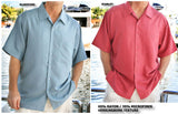 Weekender Bungalow men's solid shirts — Men's Rayon Shirts — MauiShirts (view 3)