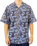 Hawaii Kai Ocean Men's Go Barefoot Cotton Aloha Shirt — Men's Cotton Shirts — Go Barefoot