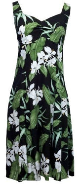 Ginger Shadow Empire Fit Princess Flared — Women's Empire Waist Dresses — MauiShirts (view 11)