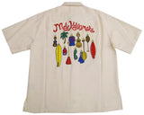 Xmas Ornaments Mele Kalikimaka Go Barefoot — Men's Embroidered Shirts — Go Barefoot (view 3)