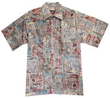 Honu Tapa Go Barefoot Placket Reverse Shirt — Men's Reverse Print Shirts — Go Barefoot (view 9)