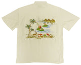 Santa Jet Ski Embroidered Shirt — Men's Embroidered Shirts — MauiShirts (view 3)