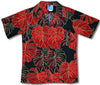 Monstera Christmas Leaf Boy's Shirt