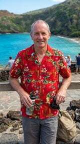 Santa Resting in Hawaii Christmas Shirt