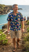 Woody Surfboard Hula Santa Christmas Shirt