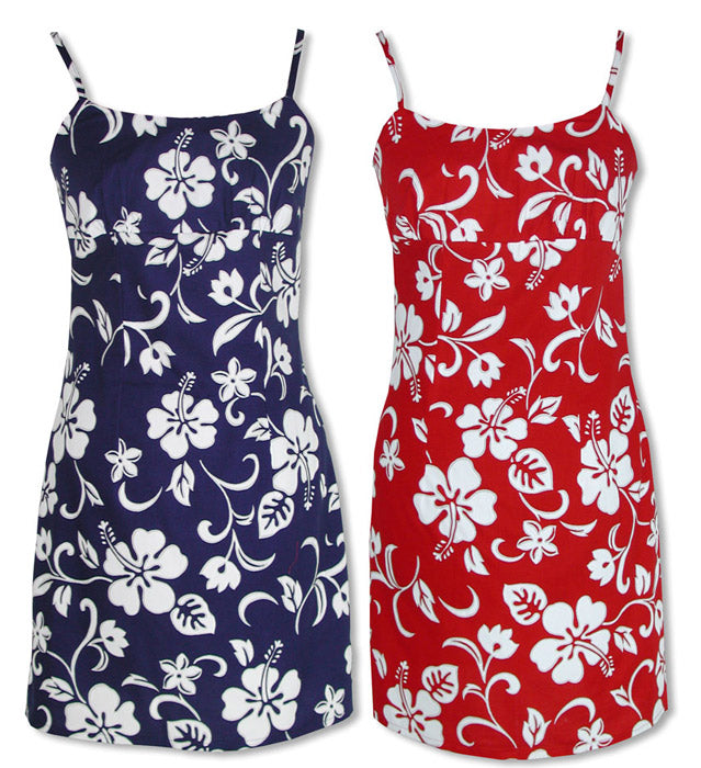 Classic Hibiscus Petite Empire Dress