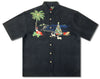3X Santa on the Beach Embroidered Shirt