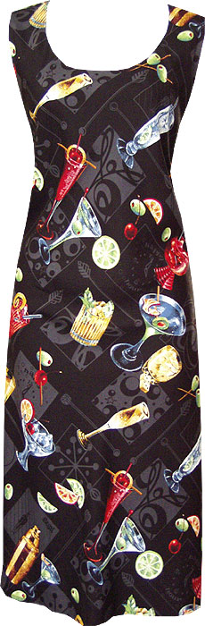 Cocktails Anyone Women's Short Tank Flared Dress