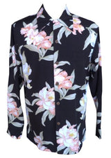 Paradise Orchid Corsage Men's Long Sleeve Shirt — Men's Long Sleeve Shirts — Paradise Found (view 11)