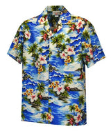 Diamond Head Ocean Wave Men's Shirt — Men's Cotton Shirts — Pacific Legend (view 11)
