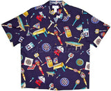 Beer & Gaming Machines mens aloha shirt — Men's Rayon Shirts — MauiShirts (view 5)