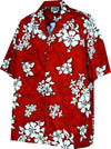 Shadow White Hibiscus Boy's Shirt — Boys Shirts — MauiShirts