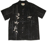Bamboo Courage Embroidered small or medium aloha shirt — Men's Embroidered Shirts — Paradise Found (view 10)