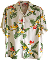 Bird of Paradise Display Men's Shirt — Men's Rayon Shirts — RJC