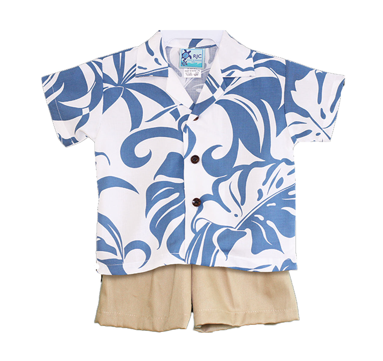 Delicate Tropical Boy's 2pc Set