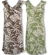 Delicate Tropical Sheath Dress