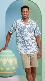 Delicate Tropical Men's Shirt — Men's Rayon Shirts — RJC (view 5)