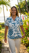 RJC Women Delicate Tropical Fitted Blouse