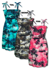 Night Time Surf Smocked Tube Dress