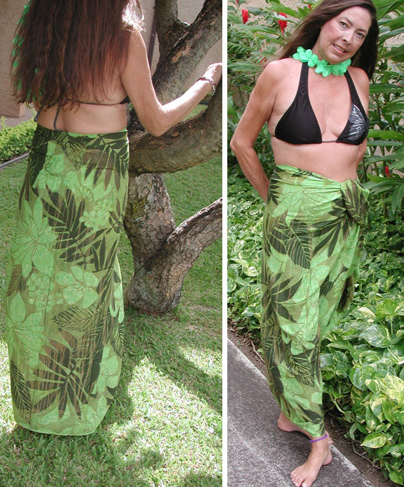 Dense Tropics Sarong Wrap