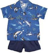 Sharks ! Boy's 2pc — Boys Cabana Sets — RJC (view 9)
