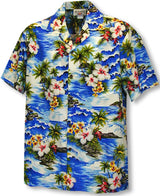 Diamond Head Ocean Waves Boy's Shirt
