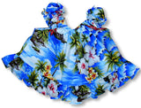 Diamond Head Ocean Waves Puff Sleeve 2pc