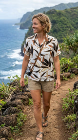RJC Asian Serenity Women's Hawaiian Camp Shirt – Rayon, Made in Hawaii