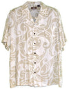 Modern Polynesian Tradition Tattoo Aloha Shirt — Men's Rayon Shirts — RJC