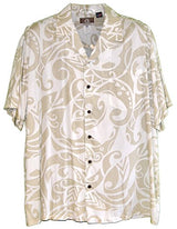 Modern Polynesian Tradition Tattoo Aloha Shirt — Men's Rayon Shirts — RJC (view 7)