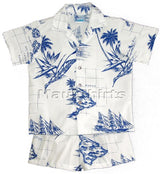 Hawaiian Islands Map Boy's 2pc — Boys Cabana Sets — MauiShirts (view 10)