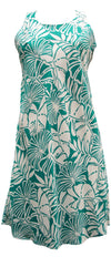 Pareau Leaves Women's Short Tank Flared Dress — Women's Tank Dresses — Paradise Found