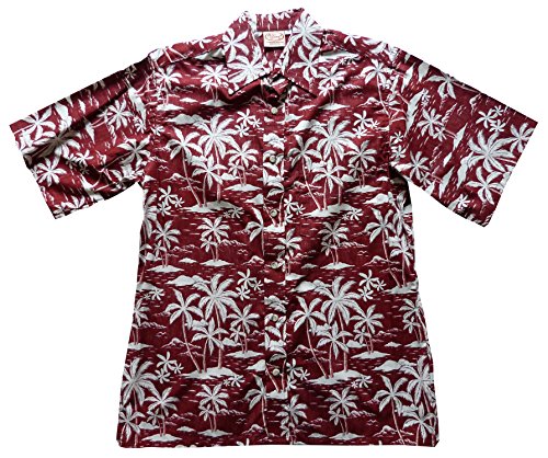 Island Palm Men's Reverse Shirt — Men's Reverse Print Shirts — Go Barefoot