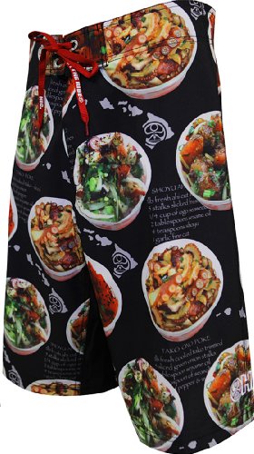 22" Poke Party HIC 8 Way Stretch Boardshorts — Boardshorts — HIC