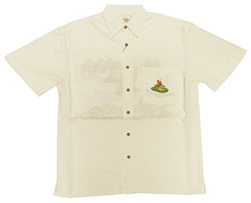 Santa Jet Ski Embroidered Shirt — Men's Embroidered Shirts — MauiShirts