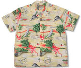 Florida Men's Hawaiian style rayon aloha shirt — Men's Rayon Shirts — Paradise Found (view 3)
