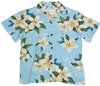 Plumeria Shower Boy's Rayon Shirt — Boys Shirts — MauiShirts