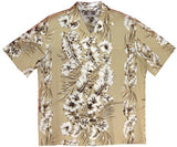 Fern Leaf Garden colors Men's Rayon Shirt — Men's Rayon Shirts — RJC