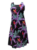 Jungle Bird Women's Short Tank Flared Dress — Women's Tank Dresses — Paradise Found (view 4)