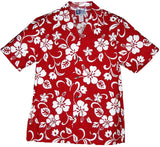 Classic Hibiscus Men's Shirt — Men's Cotton Shirts — RJC