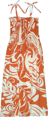 Bold Beach Botanic II Smocked Tube Dress — Women's Sun Dresses — MauiShirts
