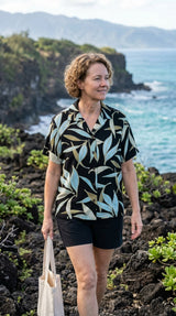 RJC Asian Serenity Women's Hawaiian Camp Shirt – Rayon, Made in Hawaii