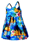 Brilliant Hawaiian Sunset Girl's Bungee Dress — Girls Dresses — MauiShirts