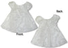 Fern Leaf Garden Girl's Princess Flare Wedding White