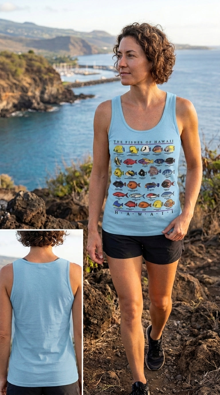 Fishes of Hawaiian Islands Tank Top — Tank Tops — RJC