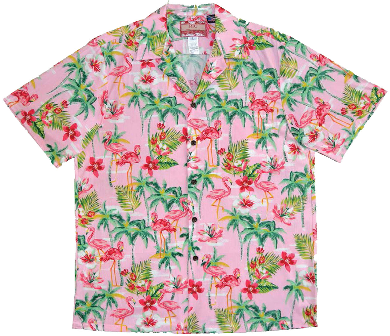 Pink Flamingo Tropics Men's Shirt