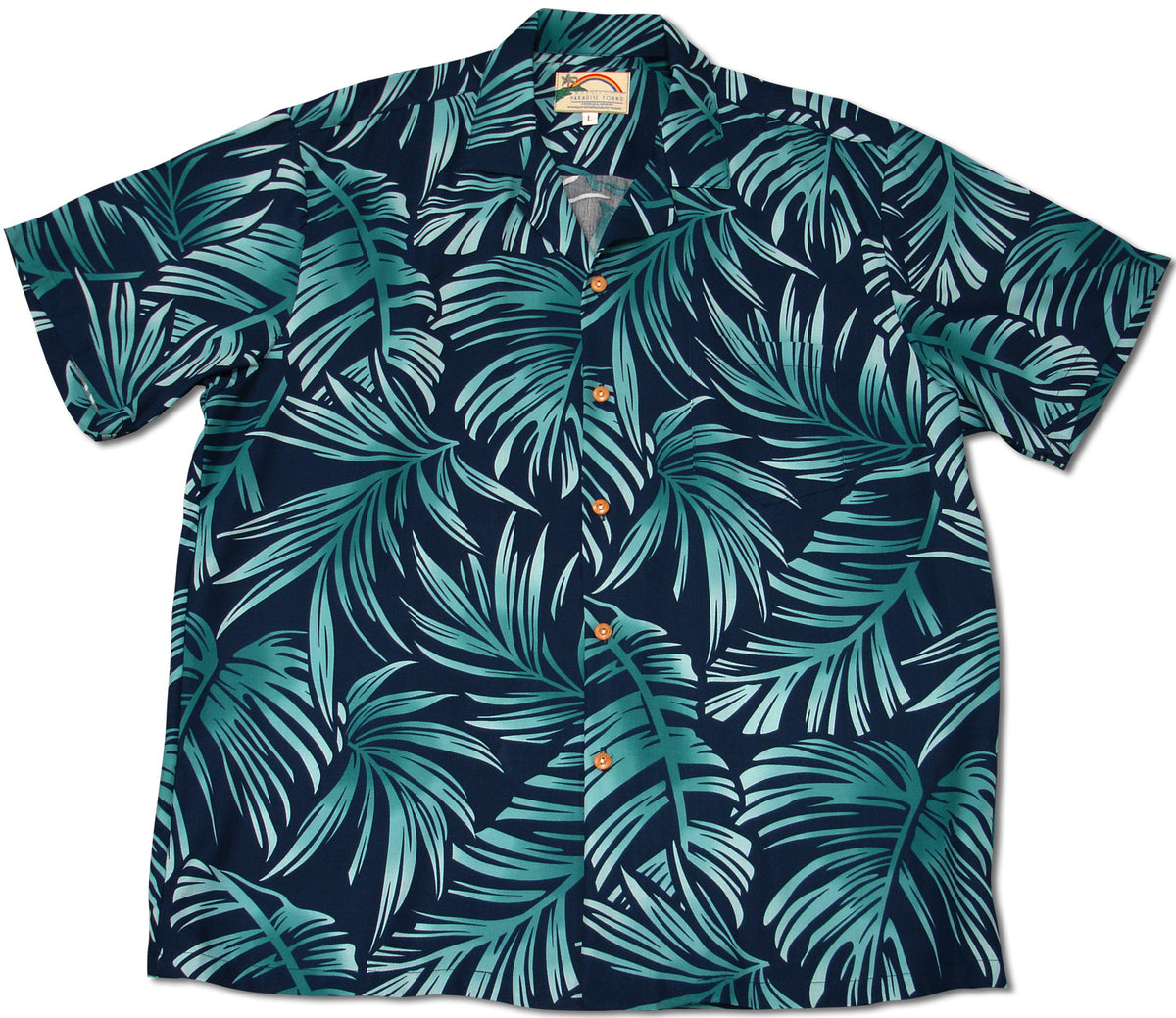 Floating Palms men's paradise found shirt