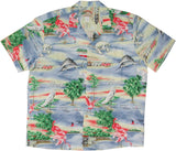 Florida Men's Hawaiian style rayon aloha shirt