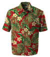 Flying Golden Plumeria Men's Rayon Aloha Shirt